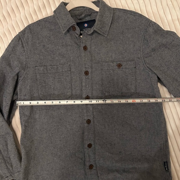 Ben Sherman 100% Charcoal Button Down - Picture 6 of 8